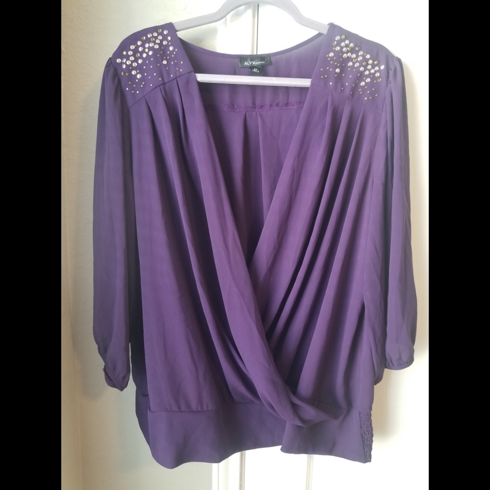 Alyx Woman 2X Purple Blouse